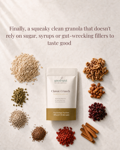 CLASSIC CRUNCH: Whole-Food Gut–Brain Granola